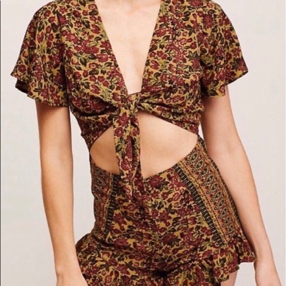 Free People Other - Free people Brand new front tie romper
